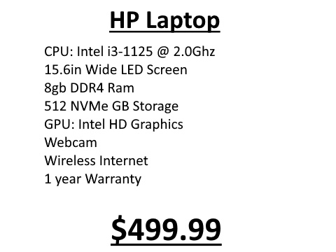 Specs and Price